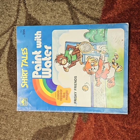 VINTAGE paint with water books for young children. Perfect for a preschool - Picture 3 of 9